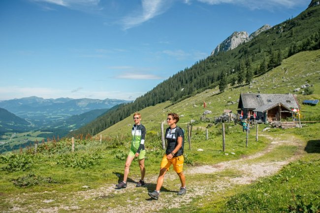 Wanderung auf die Stuhlalm direkt vom Haus Kendlbacher weg